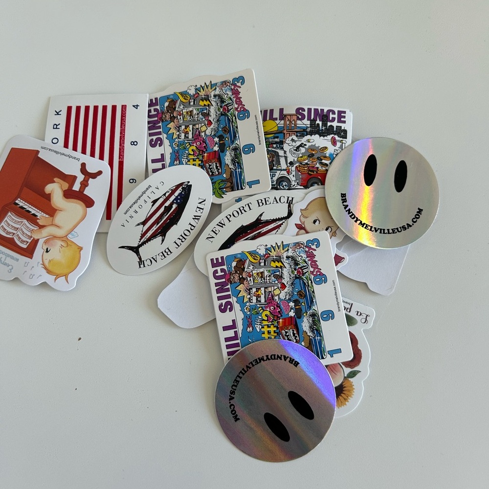FREE brandy stickers with any orders!